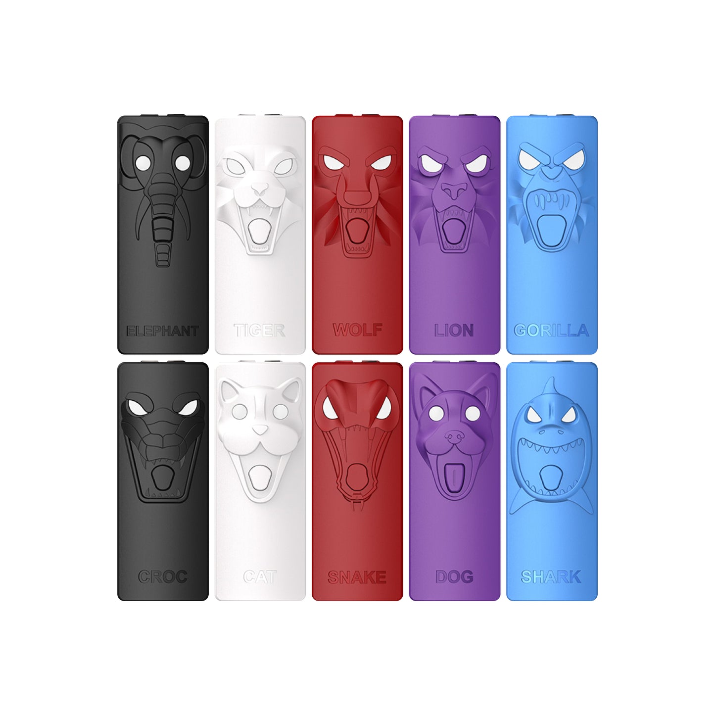 Yocan Kodo Animal Box Mod - Display of 10 (Mixed Color)